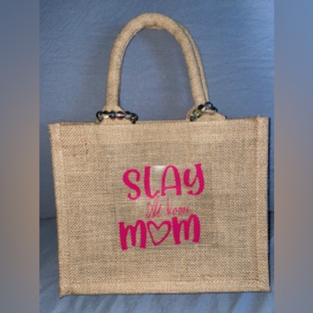 Slay mom mini tote